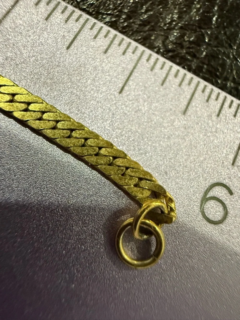 Vintage Monet Flat Chain Necklace - Gold Tone